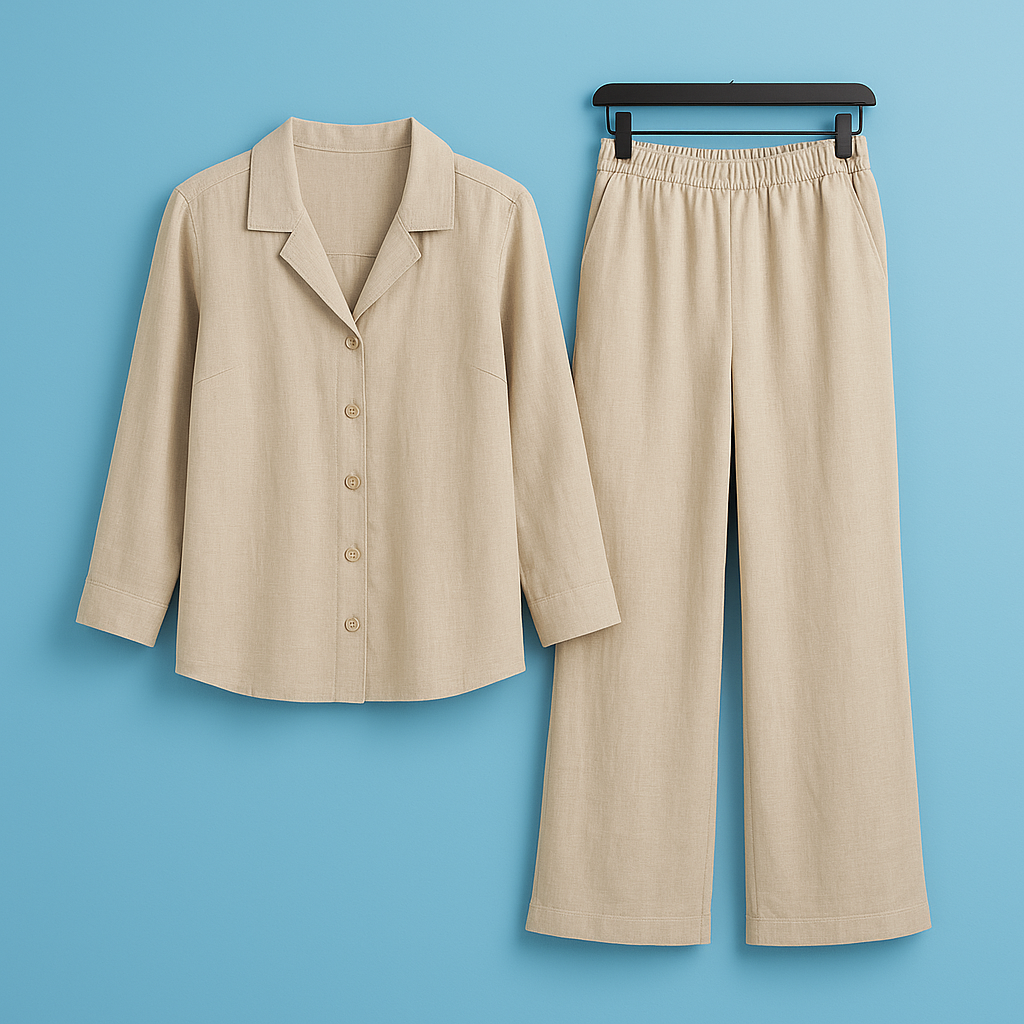Traje de 2 Piezas Lino / Seda