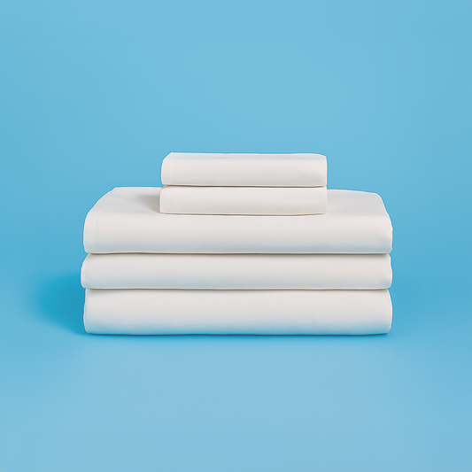 Set de Sábanas (2 fundas + 1 sábana bajera + sábana arriba) (todo tamaño)